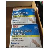(2 boxes) Latex Free Gloves