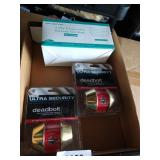 (2) Deadbolt Sets & (1 box) Disposable Masks