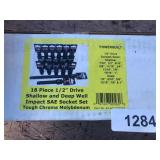 Powerbuilt 18 piece 1/2" Drive Assorted Sockets