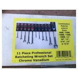 Powerbuilt 11 piece Ratcheting Wrench Set