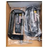 (2) Powerbuilt 6" C Clamps