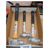 (3) Ball Peen Hammers