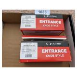 (2) Entry Lock Sets with Ball Style Knobs