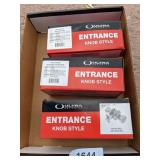 (3) Entry Lock Sets with Ball Style Knobs