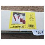 Powerbuilt 10 piece Screwdriver Set