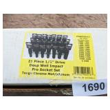 Powerbuilt 21 piece 1/2" Socket Set