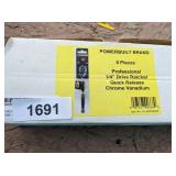 Powerbuilt 8 piece 1/4" Ratchet Set