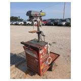 Porter Cable Drill Press on Cart