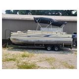 2003 Bennington Pontoon Boat & Trailer -*