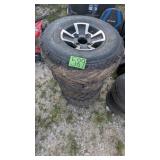 (4) Golf Cart Tires w/ Rims
