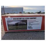 All Steel Carport 40