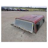 Truck Camper Shell Red