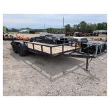 1998 Double Axle Flatbed Trailer