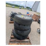 (4) Trailer Tires