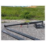 GIYI Skid Steer Telescopic Boom - 47" max reach