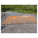 Metal Steel Plate - 5ft x 10ft x 0.4" thick
