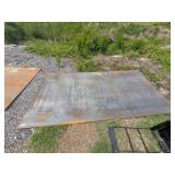 Metal Steel Plate - 5ft x 10ft x 0.4" thick