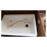 Karran White Quartz Sink - 31-5/8x19-1/8x9