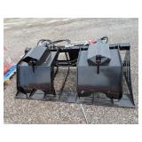 Skid Steer Hollow Wood Grabber - 72" ww