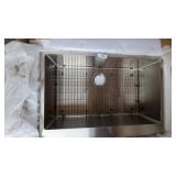 Karran Apron Front SS Sink -33x22-1/4x10,**