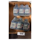 (2) 6Pks Husqvarna HP Synthetic Blend 2 Stroke Oil