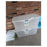 (2) Storage Totes
