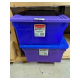 (2) Storage Boxes w/ Lids
