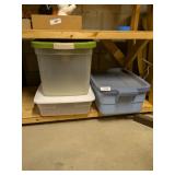 (3) Storage Boxes w/ Lids