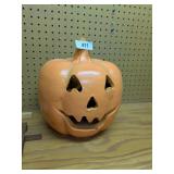 Terra Cotta Jack-O-Lantern Pumpkin Decor