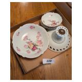 Pink Floral Bowls