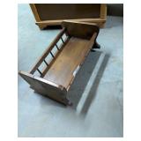 Wood Doll Cradle