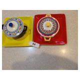 (2) Pioneer Woman Lidded Soup Bowls +