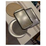 Baking Sheet Pans & Pizza Stone