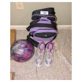 Bowling Ball, Shoes, & Bag