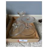 Lidded Compote + Other Pedestal Dish