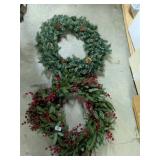 (2) Large Wreaths