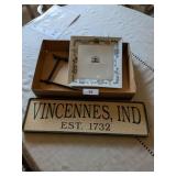 Vincennes, Knox County, IN Plate + Wall Art
