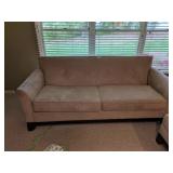 Tan Microfiber Couch