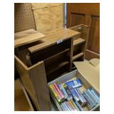 VHS Cabinet, VHS Movies, CDs