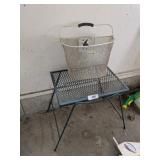 Garden Table + Bicycle Basket