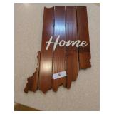 Indiana 'Home' Wood Wall Decor