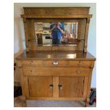 Antique Oak Sideboard Buffet