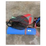 Tennis Rackets, Yoga Mat