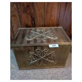 Brass Tone Storage Chest