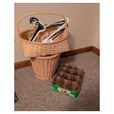 Baskets, Jelly Jars, + Hangers