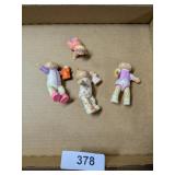 Plastic Cabbage Patch Figurines