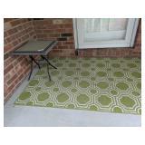 Small Outdoor Table + Rug