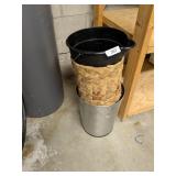 Trash Cans + Bucket