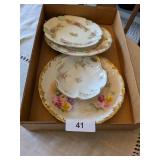 Mixed Floral Dishes made in France