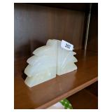 Soapstone Aztec Design Bookends